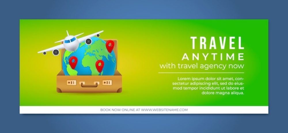 旅行社業(yè)務社交媒體封面模板指南 票務代理