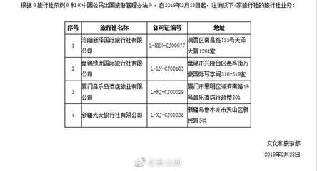 文化和旅游部強化出境游市場監(jiān)管，16家旅行社業(yè)務(wù)資質(zhì)被取消